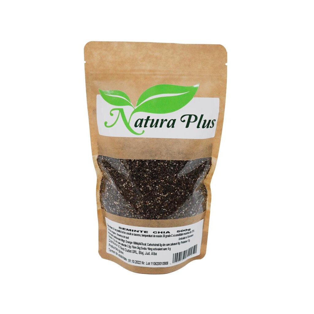 Chia Seminte 500 G Natura Plus