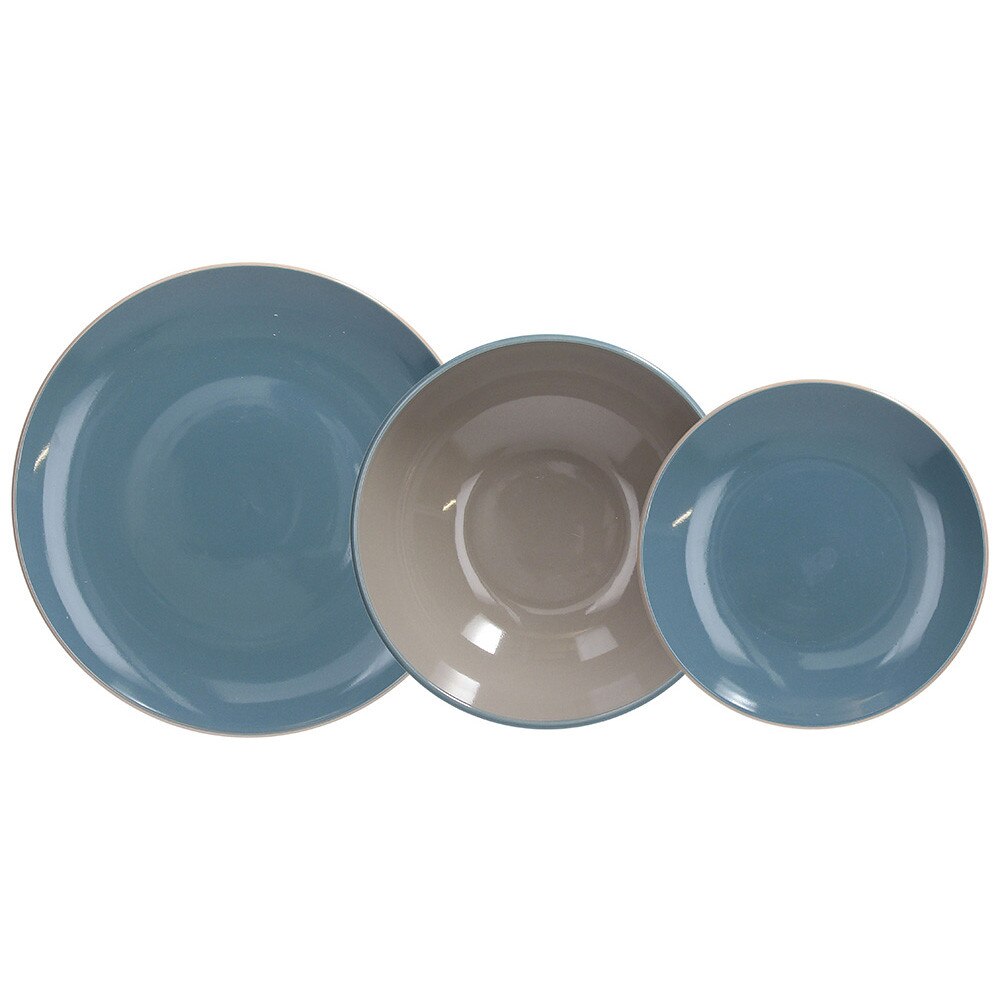 Set Vesela 18 piese Velvet Avio