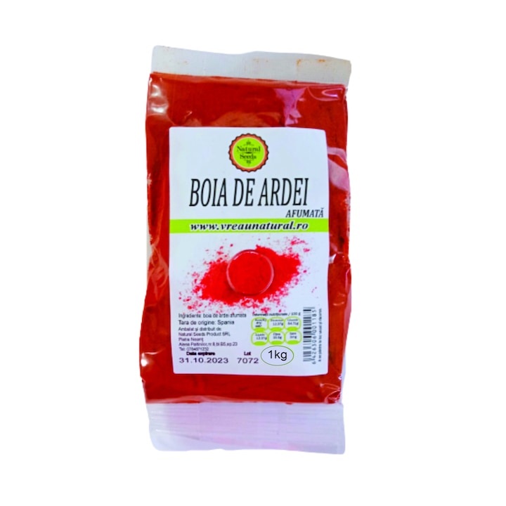 Füstölt paprika, természetes magvakból készült termék, 1 kg