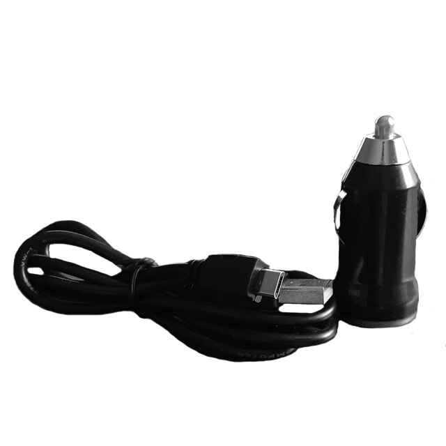 Set Incarcator auto BO-1507 si cablu micro USB tip B, negru, 75 cm lungime cablu