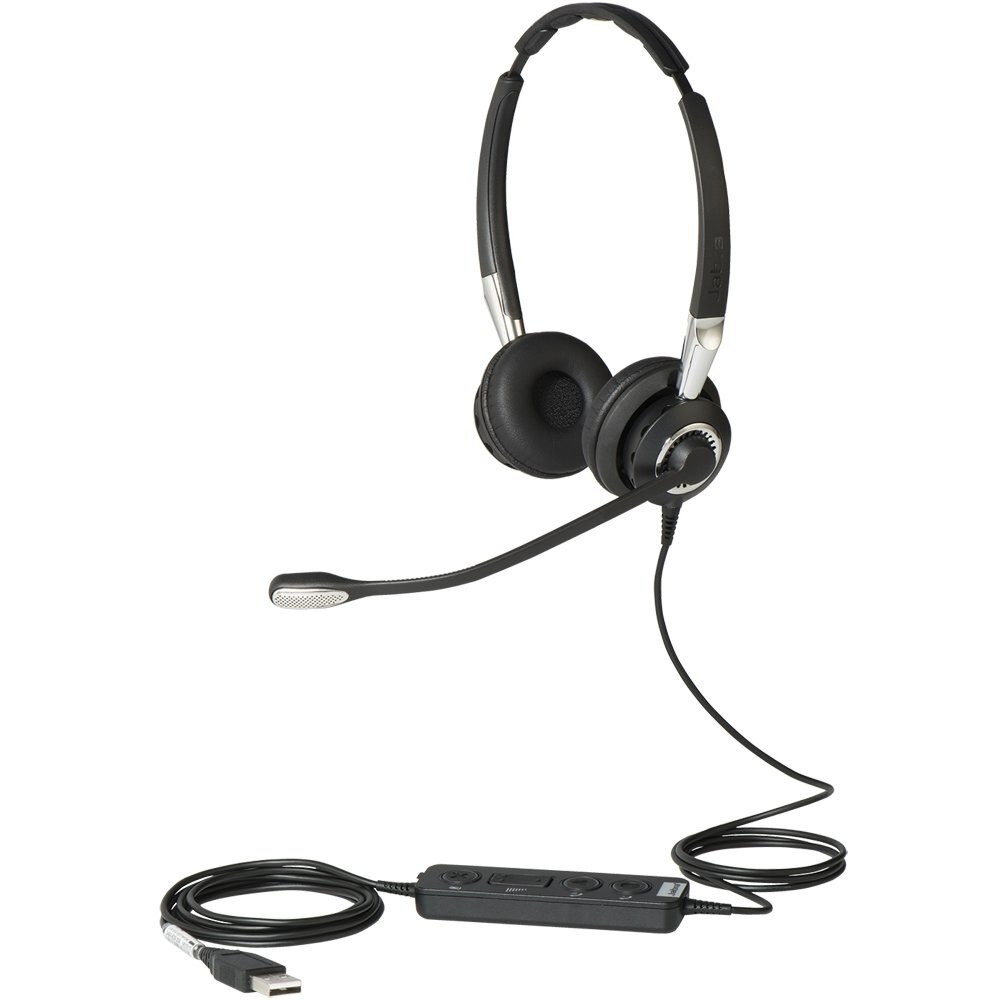 Casca call center JABRA BIZ 2400 II, DUO MS, USB, BT, 2499-823-209