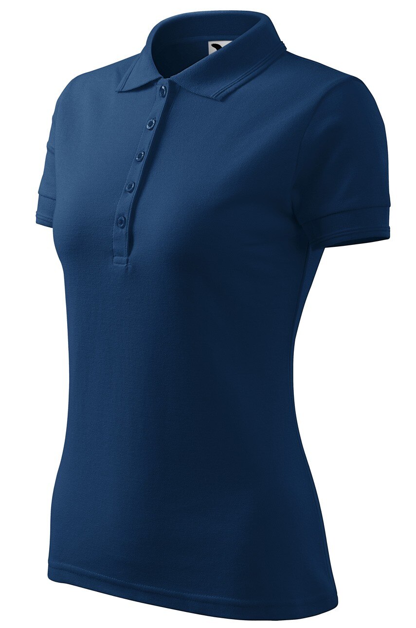 Tricou polo femei Malfini Pique, midnight blue, Midnight Blue