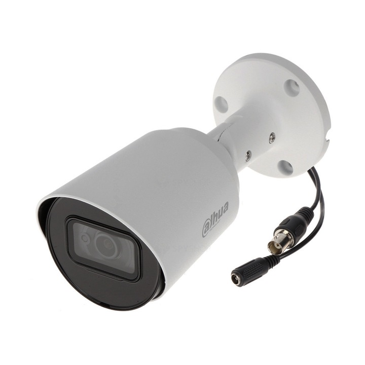 Camera de supraveghere Dahua HAC-HFW1200T-A-0280B, 2MP, 1/2.7 CMOS, 30fps@1080P, 2.8mm, 1 LED IR 30m, Built-in mic, OSD, IP67