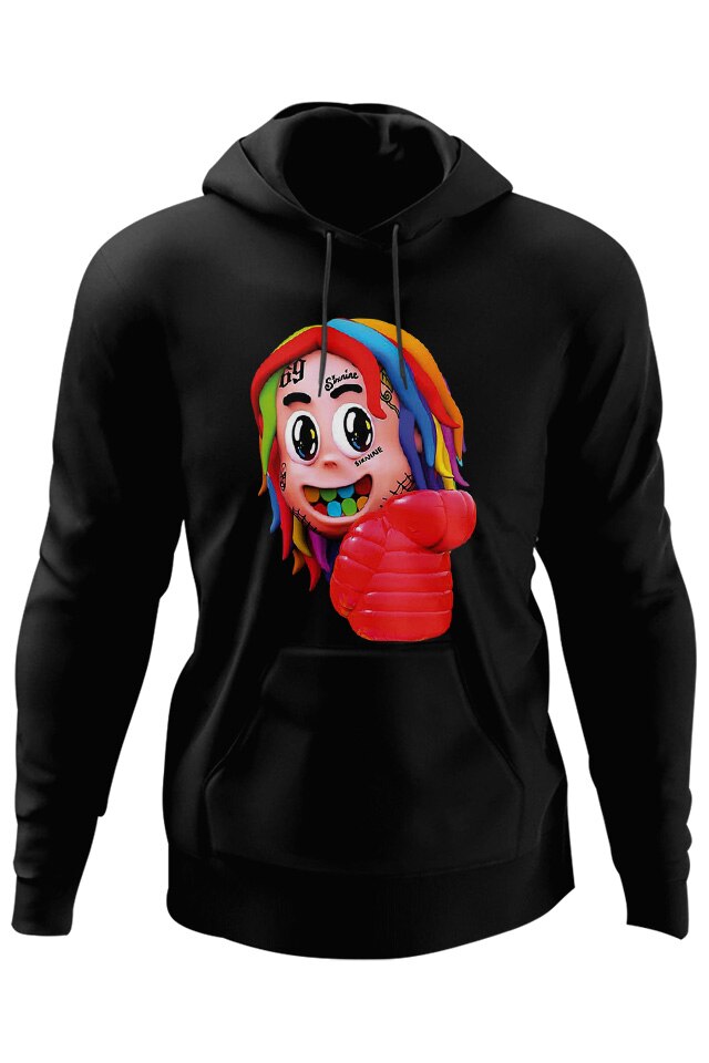 Hanorac Barbati Tekashi 6ix9ine Dummy Boy, Negru