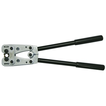 Presa manuala cu bacuri rotative, Haupa, sertizare papuci de cupru de la 6 la 50mmp Presa manuala cu bacuri rotative, Haupa, sertizare papuci de cupru de la 6 la 50mmp