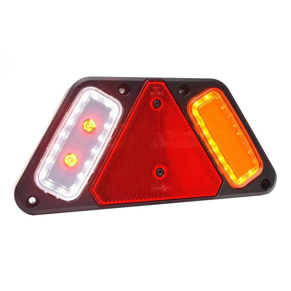 Lampa stop 282x130, 5 functii, cu mers inapoi si ceata, LED, dreapta, LAMPDEMIA W228 1495P Was