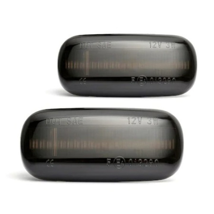 Set Semnalizare Dinamica Secventiala Fumurie Aripa Compatibil cu Audi A6 C6 A4 B7 B6 A3 S4 RS4 8P TT A8 C5