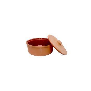 Vas teracota cu capac pentru cuptor Vas teracota cu capac pentru cuptor
