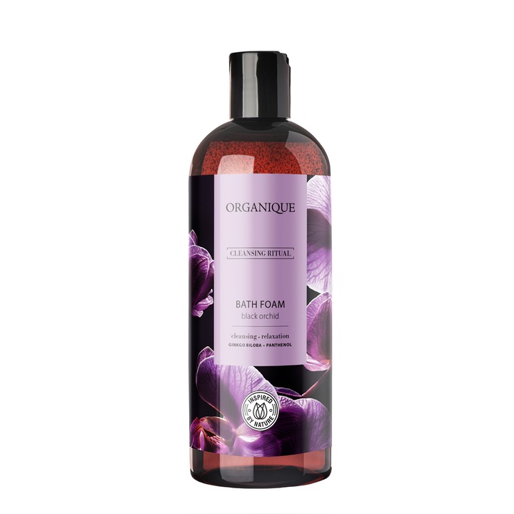 Spuma baie Orhidee neagra, Organique, 400 ml