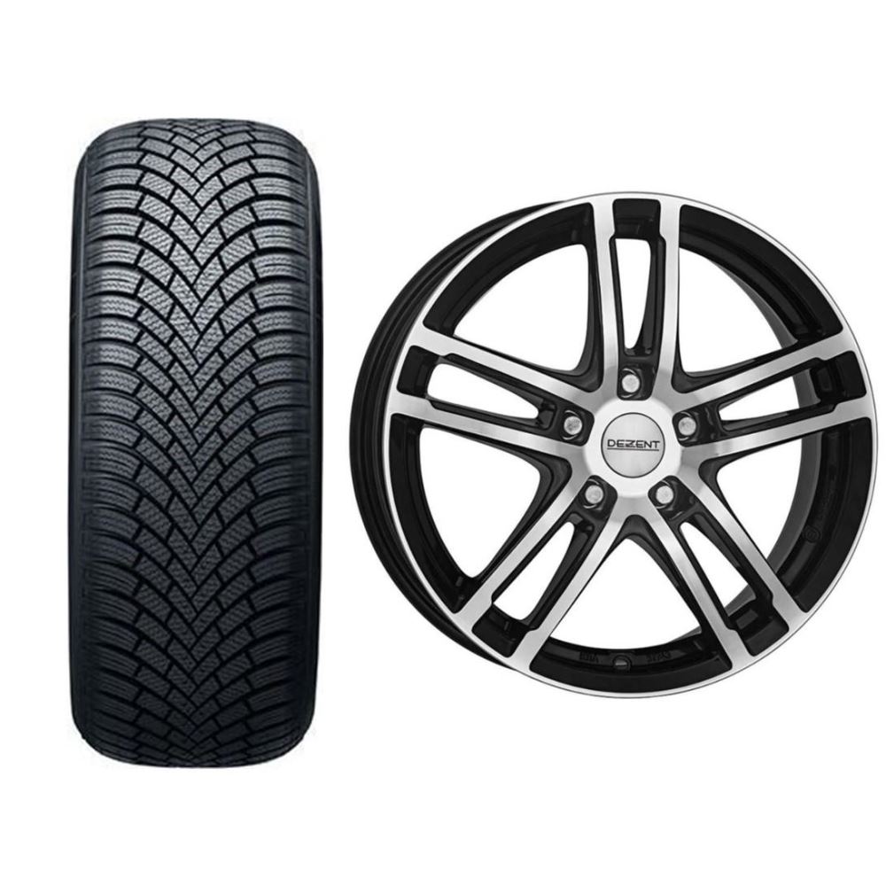 Roata completa Mazda CX-3 janta aliaj Dezent TZ Dark 7x16 + anvelopa iarna Nexen Winguard SnowG3 WH21 215/60R16 99H + Senzor presiune ALCAR