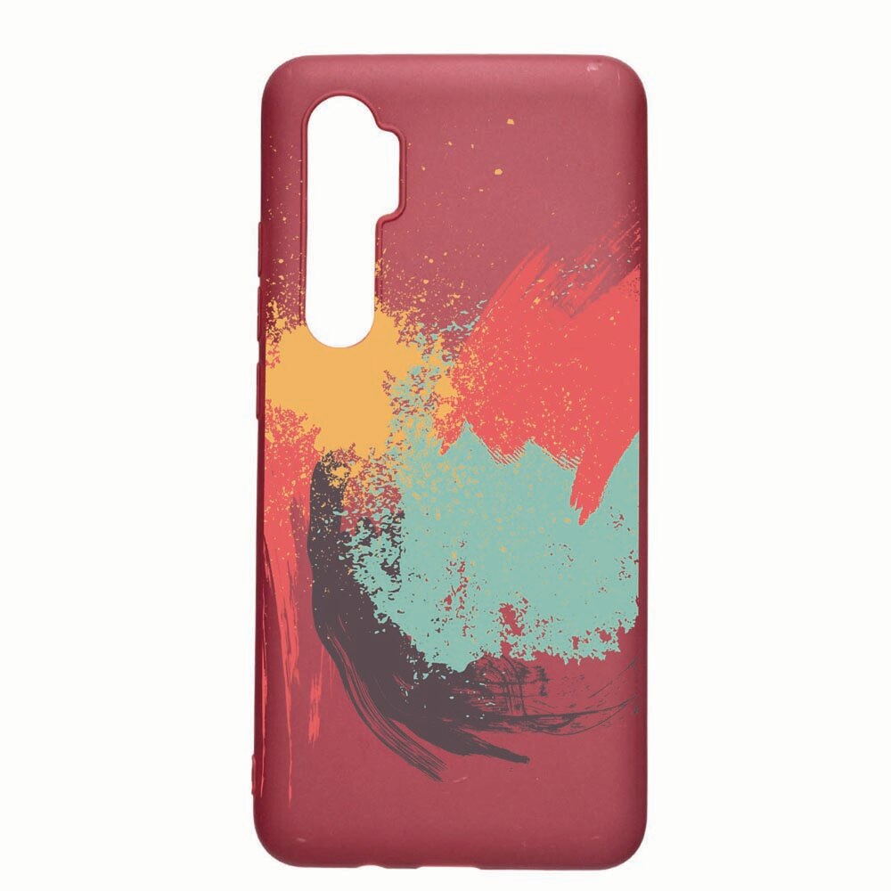 Husa Xiaomi Mi Note 10 Lite, Painting, rezistenta la uzura, anti-alunecare, din silicon Premium, Pomegranate 44