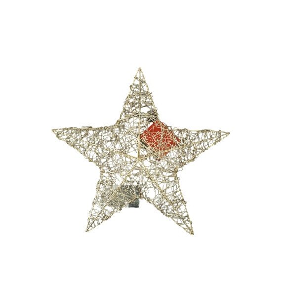 Stea Supreme, metal cu lumini led, diametru 30cm