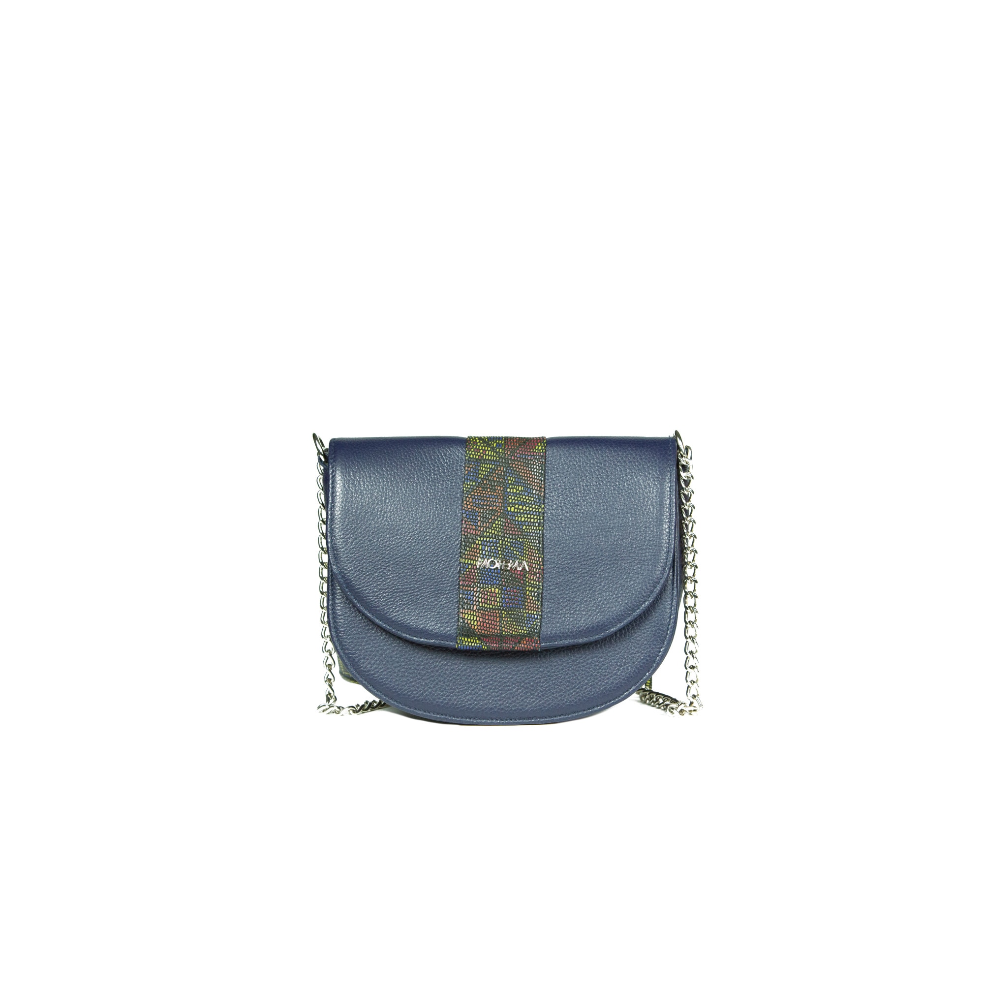 Geanta piele, Florance maxi, bleumarin, 19x23x8 cm