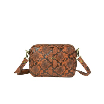 Geanta piele, Claire, caramiziu, 17x21x8 cm Geanta piele, Claire, caramiziu, 17x21x8 cm