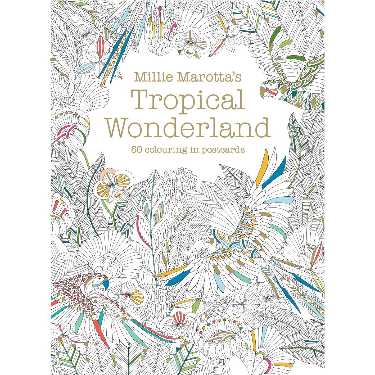Carte postala - Millie Marotta's Tropical Wonderland - mai multe modele, Multicolor, Carte postala, Carton