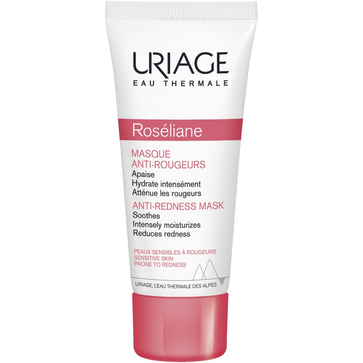 Masca antiroseata cu apa termala Uriage Roseliane, 40 ml