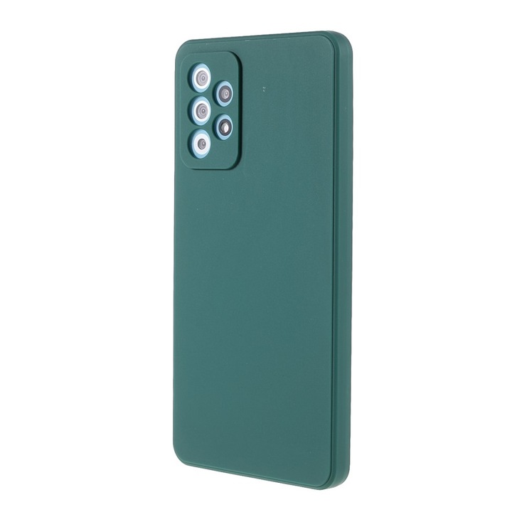 Силиконов Кейс за Samsung Galaxy A52s, Удароустойчив, Защита на камерите, Зелен