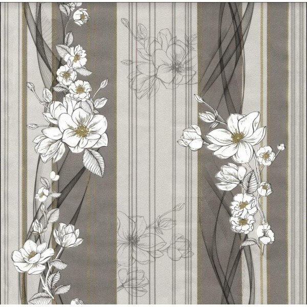 Tapet DEGRETS 068-01 hartie Niya gri, 0.53m x 10.05m, 5.3 mp