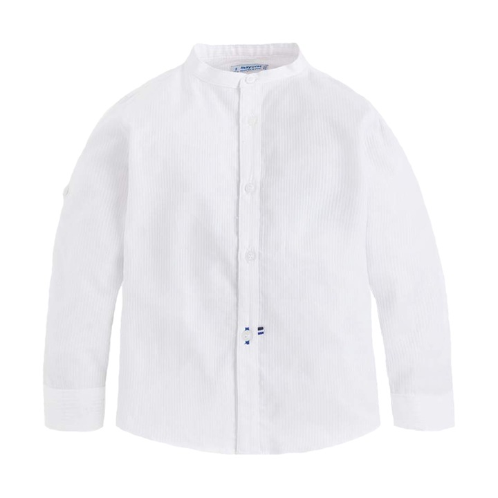 Camasa, Mayoral, tip tunica, baieti, alb, 3 ani