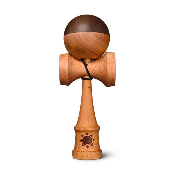 Joc de indemanare Kendama Sol Kendama MAHOGANY HALFSPLIT natutal