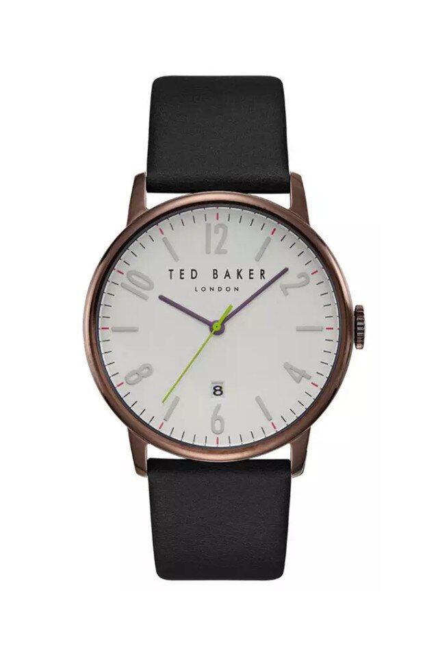 Ceas Barbati Ted Baker TE15067003, curea din piele Neagra