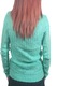 Pulover dama Tally Weijl, verde aquamarine si insertie de lame ,S