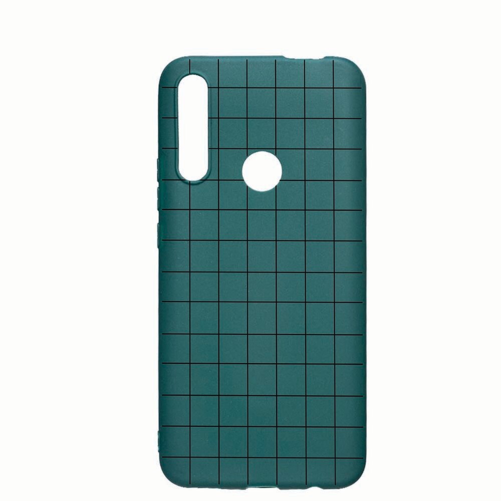 Husa Huawei P Smart Z, Grid, rezistenta la uzura, anti-alunecare, din silicon Premium, forest green 15