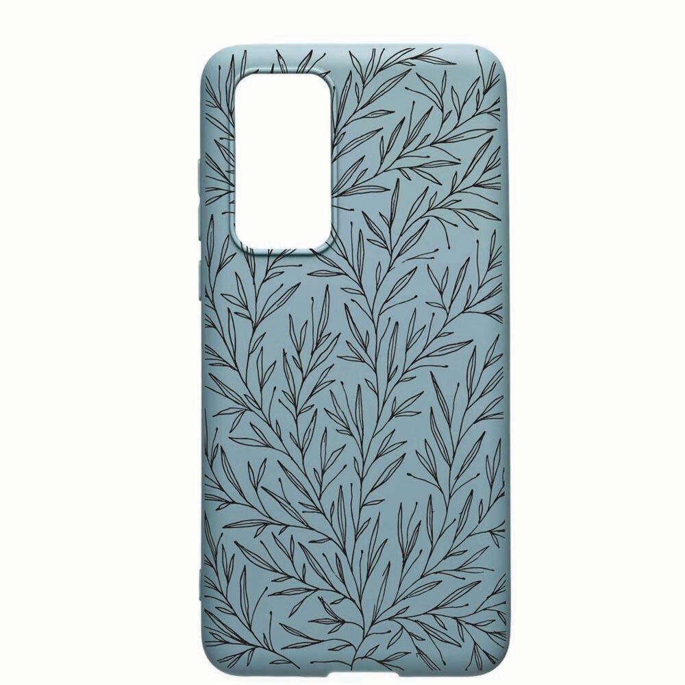 Husa Samsung Galaxy S20, Leaf, rezistenta la uzura, anti-alunecare, din silicon Premium, cornflower 17