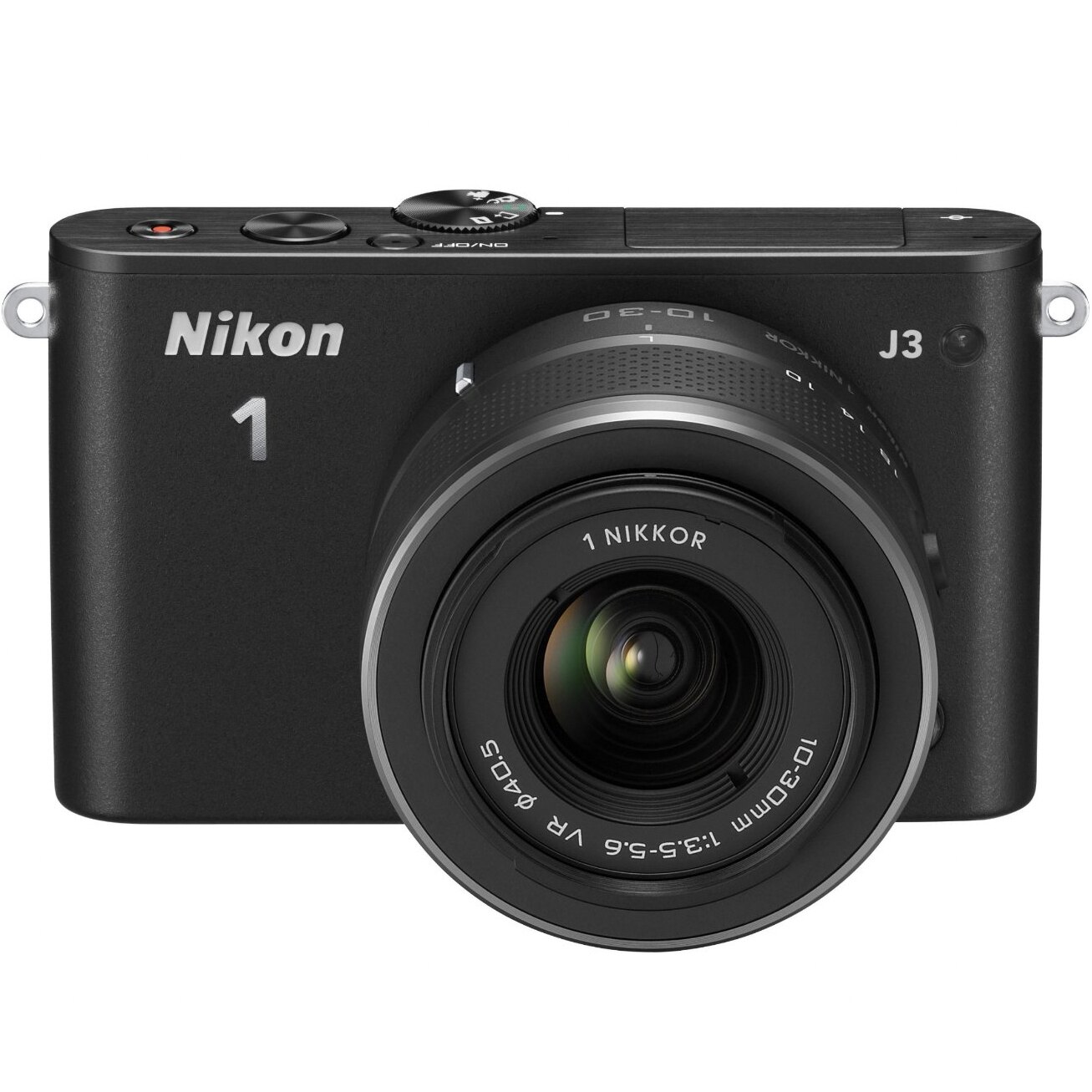 Aparat foto Mirrorless Nikon 1 J3, 14.2MP, Black + Obiectiv VR 10