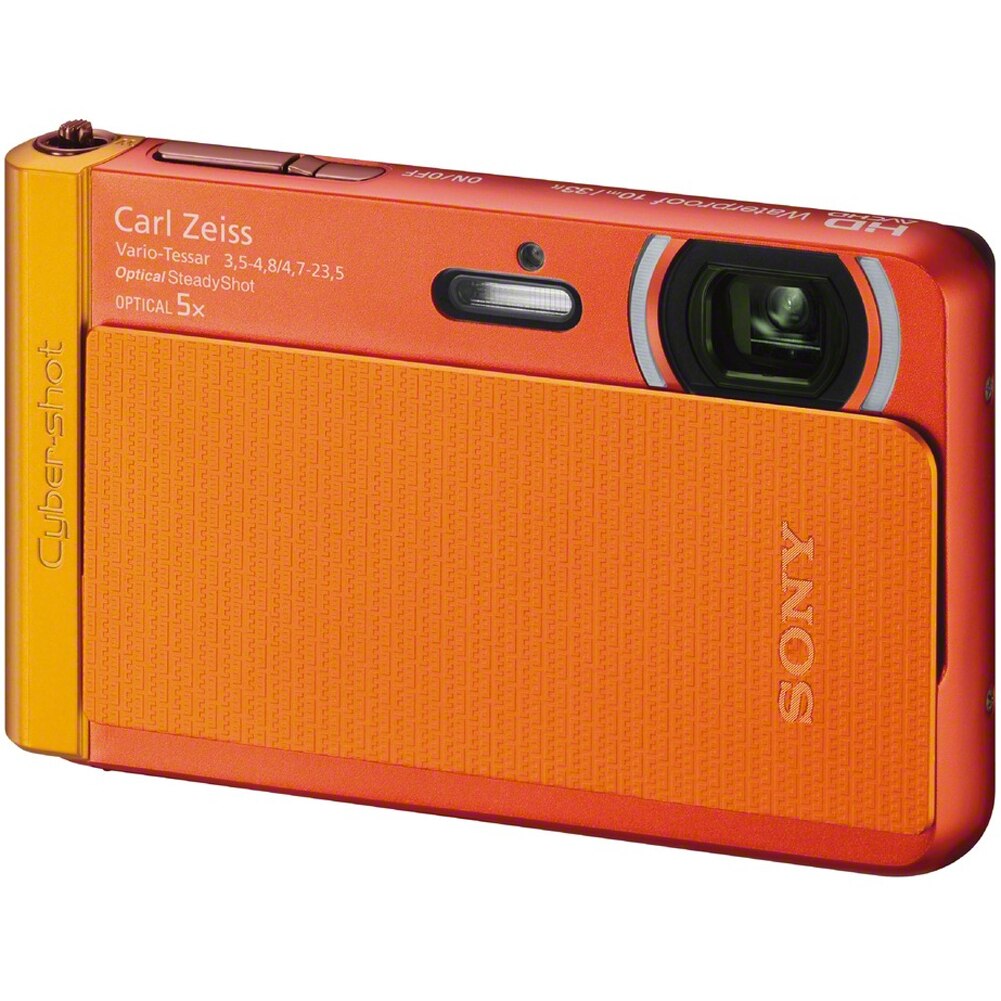 Aparat foto digital Sony Cyber-Shot DSC-TX30, 18.2MP, Orange - eMAG.ro