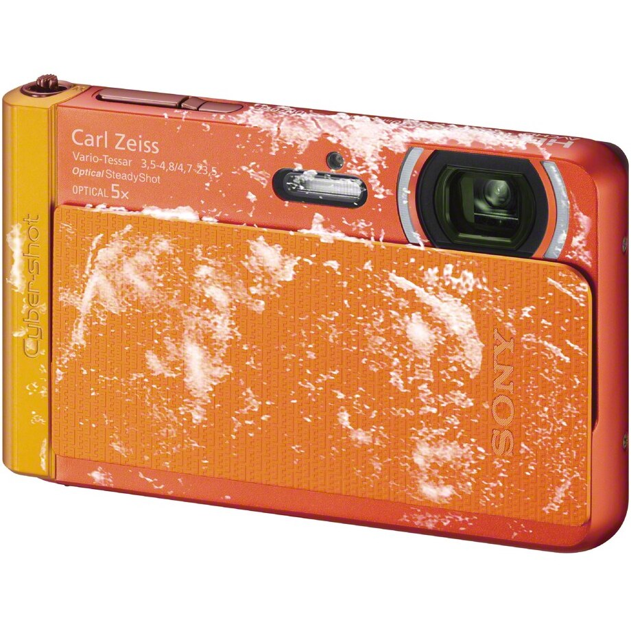 Aparat foto digital Sony Cyber-Shot DSC-TX30, 18.2MP, Orange - eMAG.ro