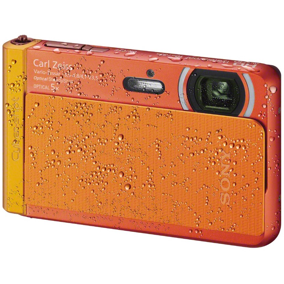 Aparat foto digital Sony Cyber-Shot DSC-TX30, 18.2MP, Orange - eMAG.ro