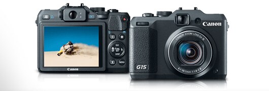 Aparat foto digital Canon PowerShot G15, 12MP, Black - eMAG.ro