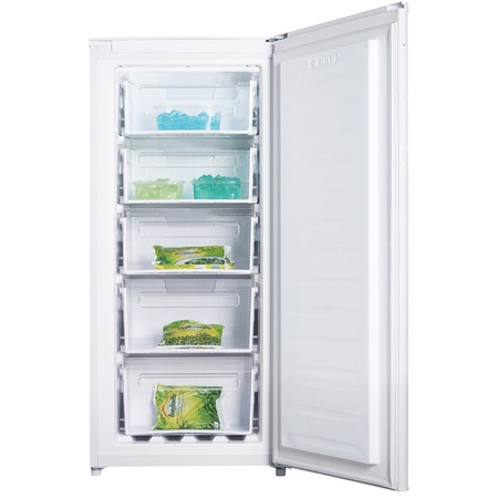 Congelator Heinner HFF-160A+, 160 l, 5 sertare, Clasa A+, H 144 cm, Alb
