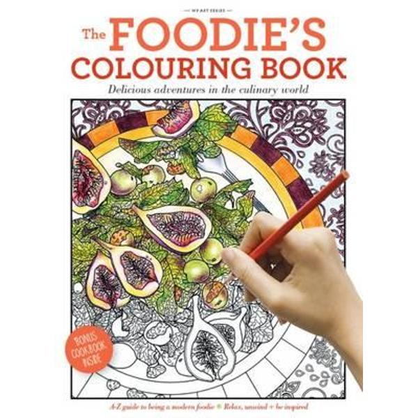 Foodie's Colouring Book