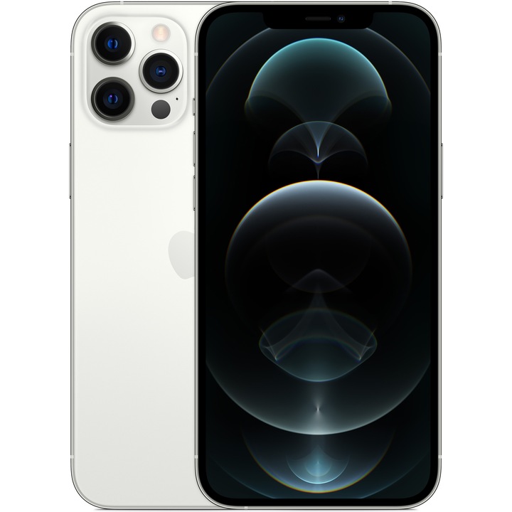 Telefon mobil Apple iPhone 12 Pro Max, 128GB, 5G, Silver
