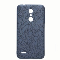 Husa LG K11 / K11 Plus / K10 2018, Leaf, rezistenta la uzura, anti-alunecare, din silicon Premium, Alaskan blue 17