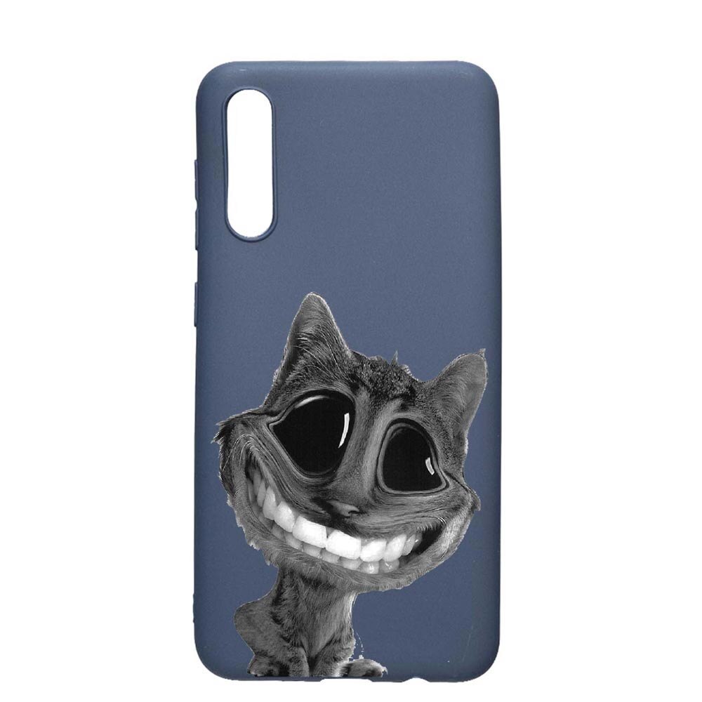 Husa Xiaomi Redmi 9A, Crazy Cat, rezistenta la uzura, anti-alunecare, din silicon Premium, Alaskan blue 20