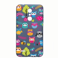 Husa LG K11 / K11 Plus / K10 2018, Owl, rezistenta la uzura, anti-alunecare, din silicon Premium, Alaskan blue 43