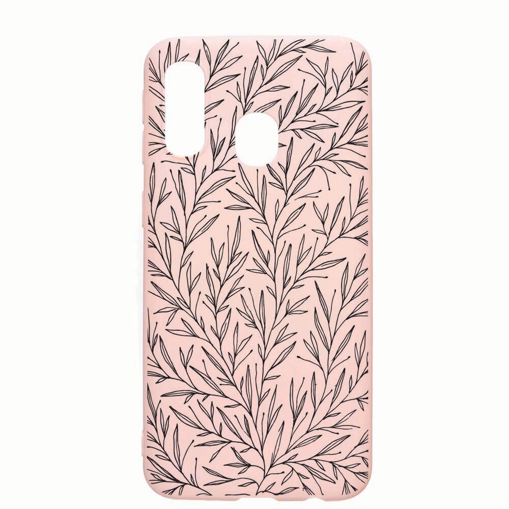 Husa Huawei P Smart 2019, Leaf, rezistenta la uzura, anti-alunecare, din silicon Premium, Pink Sand 17