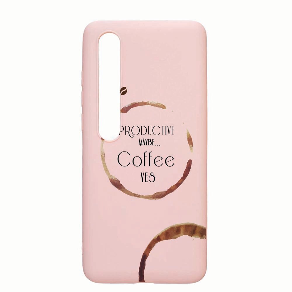 Husa Xiaomi Mi 10 / Mi 10 Pro, Coffee, rezistenta la uzura, anti-alunecare, din silicon Premium, Pink Sand 33