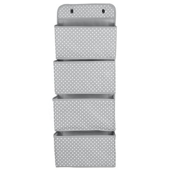 Organizator textil, suspendat cu 4 buzunare, 86X27 cm Organizator textil, suspendat cu 4 buzunare, 86X27 cm