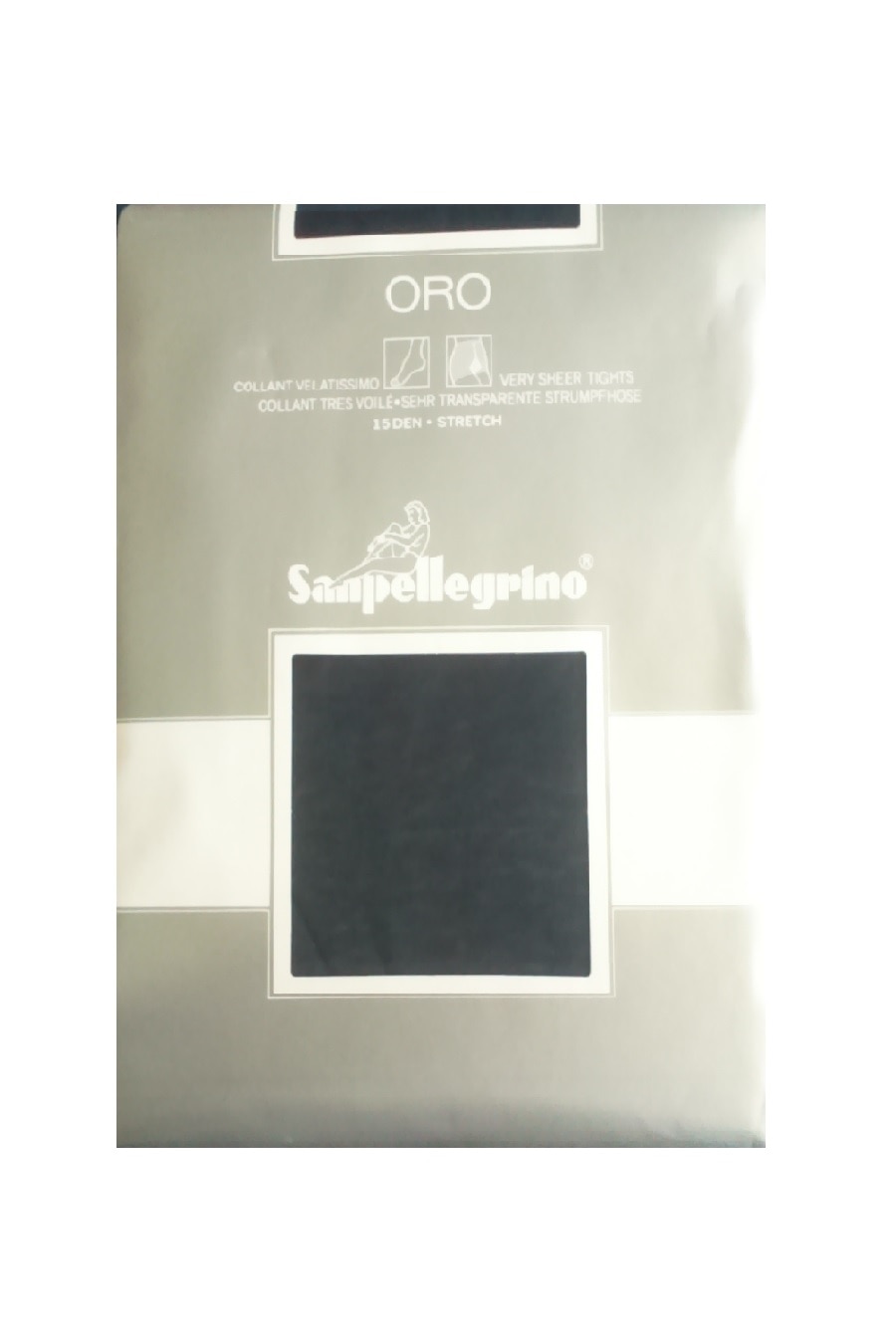 Dres Sanpellegrino, Oro 15 den, Lycra, Bleumarin