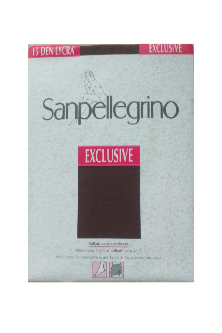 Dres Sanpellegrino, Exclusive 15 den, Lycra, Glace