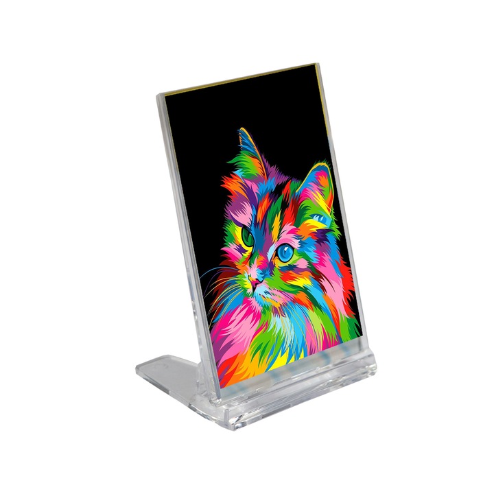 Stand informativ, Kejea, Inclinare variabila, Verticala, A7, Transparent