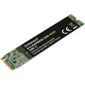 Solid State Drive (SSD) Intenso High PCIe, 240GB, NVMe, M.2. Solid State Drive (SSD) Intenso High PCIe, 240GB, NVMe, M.2.