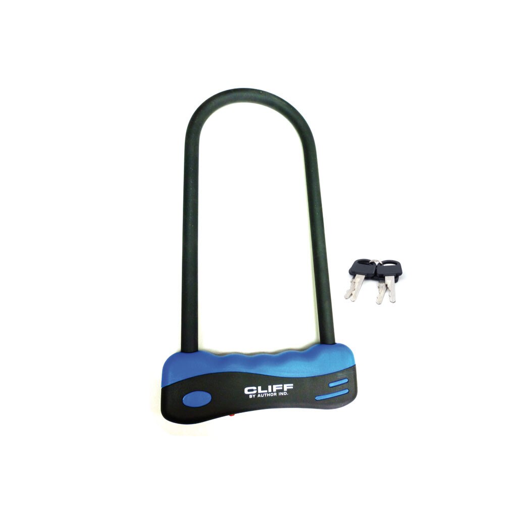 Antifurt Cadru U-Lock AUTHOR AUL Cliff Negru-Albastru