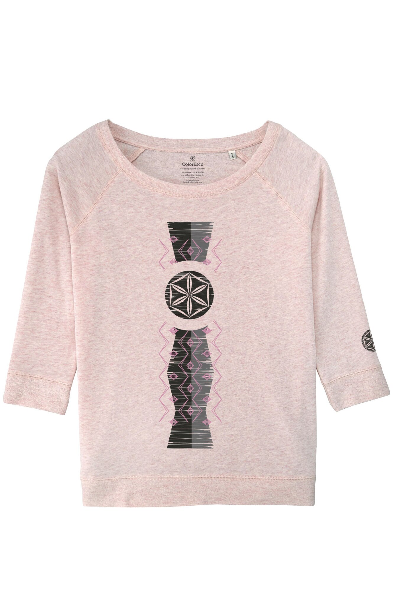 Bluza Infinitul, dama, culoare roz, ColorEscu