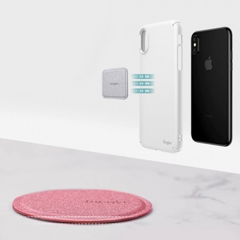 Set 6 Placute Metalice pentru Suport Magnetic, Autoadezive, Piele Ecologica, Ringke Set 6 Placute Metalice pentru Suport Magnetic, Autoadezive, Piele Ecologica, Ringke