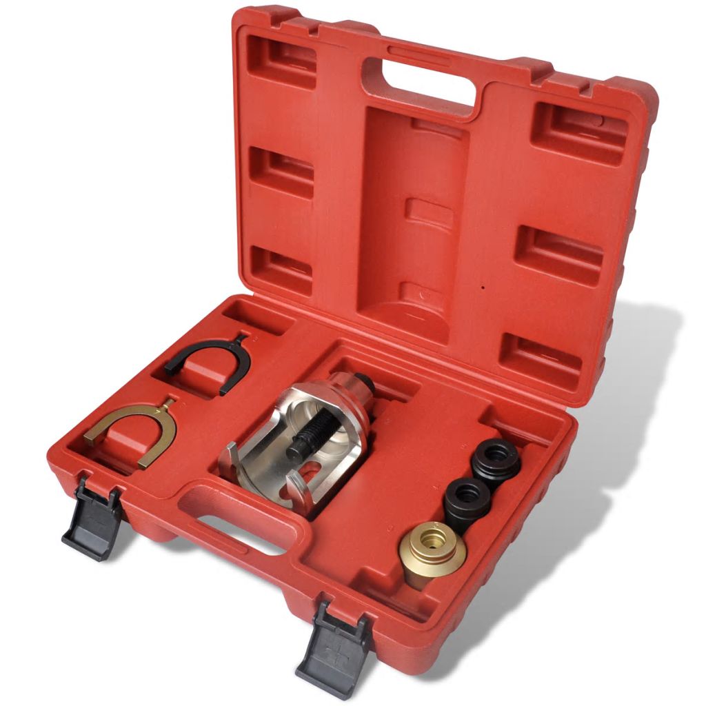 Set extragere / instalare rulmenti fata pentru VW T4, vidaXL, 37,5 x 28 x 11 cm, Rosu